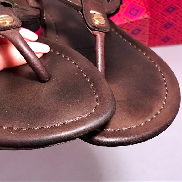 *SOLD* Tory burch miller sandals brown 5.5 - Picture 6 of 8
